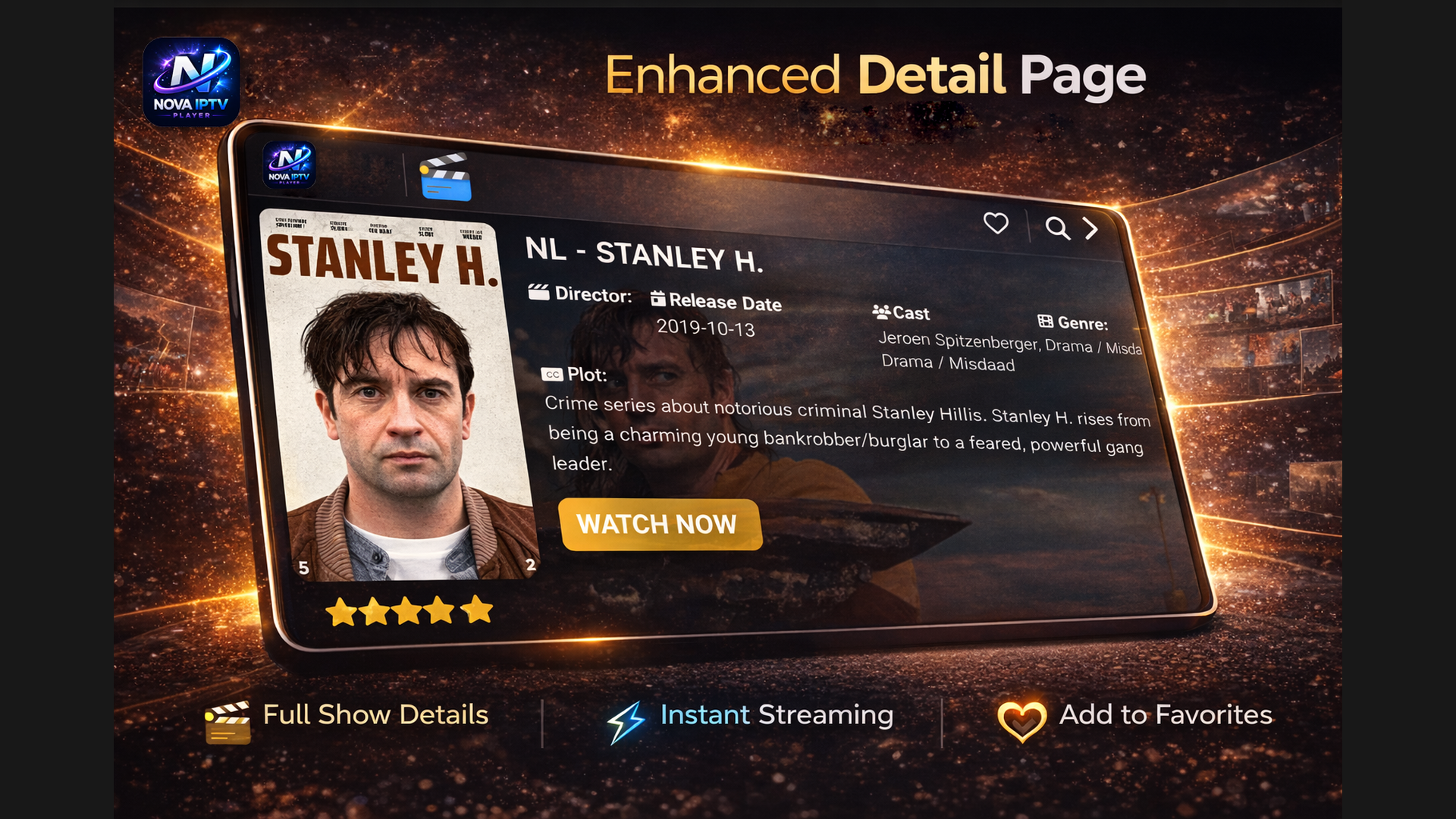 Nova IPTV Player | Aplicación Flutter con panel de administración PHP 6