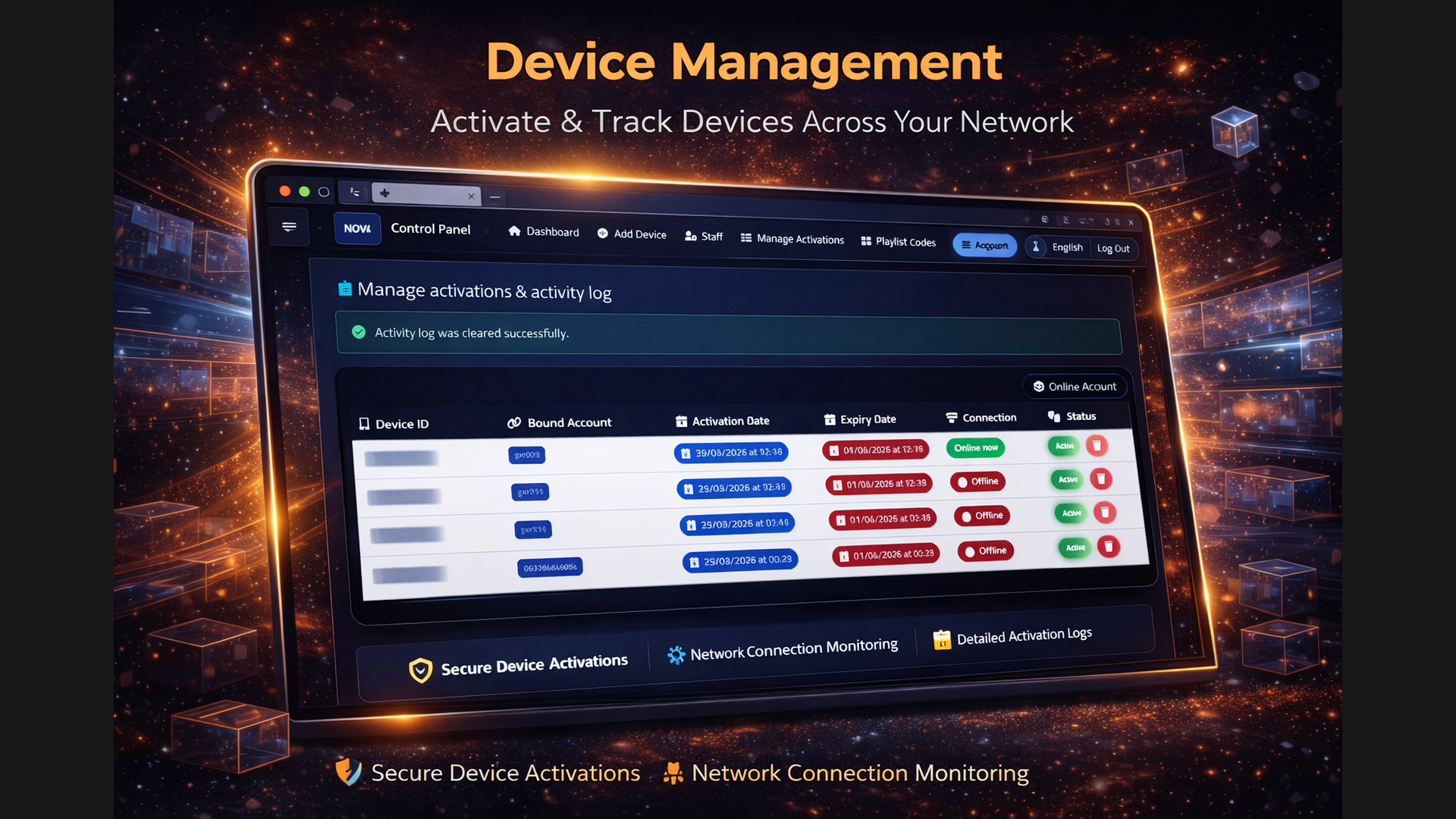 Nova IPTV Player | Aplicación Flutter con panel de administración PHP 14